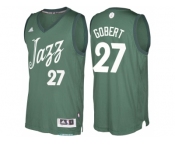 Men's Utah Jazz #27 Rudy Gobert Green 2016 Christmas Day NBA Swingman Jersey