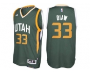 Men's Utah Jazz #33 Boris Diaw adidas Green New Swingman Alternate Jersey