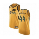 Men's Utah Jazz #44 Bojan Bogdanovic Authentic Gold Basketball Jersey Statement Edition