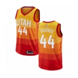 Men's Utah Jazz #44 Bojan Bogdanovic Authentic Orange Basketball Jersey - City Edition