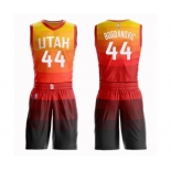 Men's Utah Jazz #44 Bojan Bogdanovic Authentic Orange Basketball Suit Jersey - City Edition