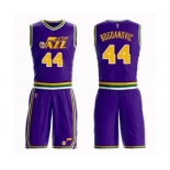 Men's Utah Jazz #44 Bojan Bogdanovic Authentic Purple Basketball Suit Jersey