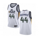 Men's Utah Jazz #44 Bojan Bogdanovic Authentic White Basketball Jersey - Association Edition