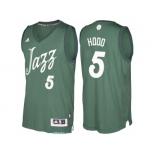 Men's Utah Jazz #5 Rodney Hood Green 2016 Christmas Day NBA Swingman Jersey