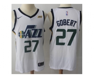 Nike Utah Jazz #27 Rudy Gobert White NBA Swingman Association Edition Jersey