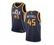 Nike Utah Jazz #45 Donovan Mitchell Navy NBA Swingman Icon Edition Jersey