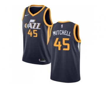 Nike Utah Jazz #45 Donovan Mitchell Navy NBA Swingman Icon Edition Jersey