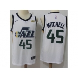 Nike Utah Jazz #45 Donovan Mitchell White NBA Swingman Association Edition Jersey