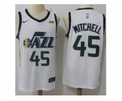 Nike Utah Jazz #45 Donovan Mitchell White NBA Swingman Association Edition Jersey