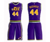 Women's Utah Jazz #44 Bojan Bogdanovic Swingman Purple Basketball Suit Jersey