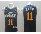 nba utah jazz #11 exum blue [revolution 30 swingman]