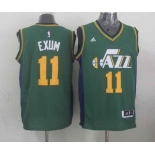 nba utah jazz #11 exum green