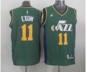 nba utah jazz #11 exum green