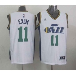 nba utah jazz #11 exum white