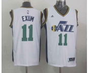 nba utah jazz #11 exum white