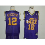 nba utah jazz #12 stockton blue(fans edition)