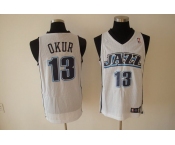 nba utah jazz #13 okur white(fans edition)