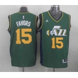 nba utah jazz #15 favors green