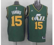 nba utah jazz #15 favors green