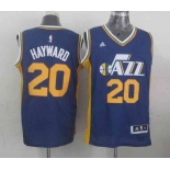 nba utah jazz #20 hayward blue