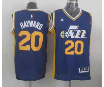 nba utah jazz #20 hayward blue