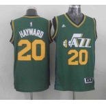 nba utah jazz #20 hayward green