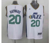 nba utah jazz #20 hayward white