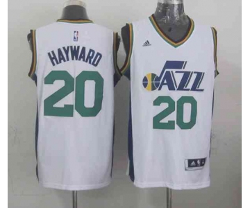 nba utah jazz #20 hayward white