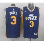 nba utah jazz #3 burke blue