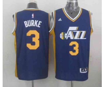 nba utah jazz #3 burke blue