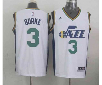 nba utah jazz #3 burke white