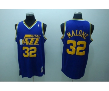 nba utah jazz #32 malone blue