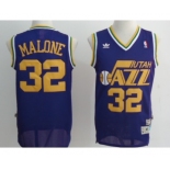 nba utah jazz #32 malone blue(fans edition)