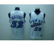 nba utah jazz #32 malone white(fans edition)