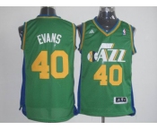 nba utah jazz #40 evans green