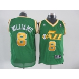 nba utah jazz #8 deron williams green