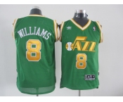 nba utah jazz #8 deron williams green