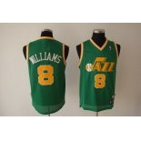 nba utah jazz #8 williams green(fans edition)