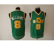 nba utah jazz #8 williams green(fans edition)