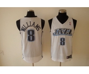 nba utah jazz #8 williams white(fans edition)