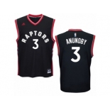 Men Adidas Toronto Raptors #3 OG Anunoby Swingman Black Alternate NBA Jersey