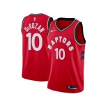 Men Nike Toronto Raptors #10 DeMar DeRozan Red Stitched NBA Swingman Jersey