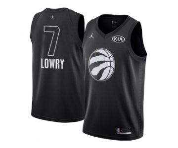 Men Nike Toronto Raptors #7 Kyle Lowry Black NBA Jordan Swingman 2018 All-Star Game Jersey