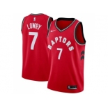 Men Nike Toronto Raptors #7 Kyle Lowry Red Stitched NBA Swingman Jersey