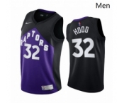 Men Toronto Raptors #32 Rodney Hood Purple NBA Swingman 2020 21 Earned Edition Jersey