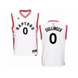 Men's Adidas Toronto Raptors #0 Jared Sullinger Authentic White Home NBA Jersey