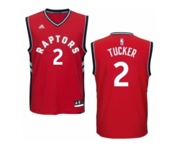 Men's Adidas Toronto Raptors #2 PJ Tucker Swingman Red Road NBA Jersey