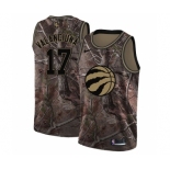 Men's Nike Toronto Raptors #17 Jonas Valanciunas Swingman Camo Realtree Collection NBA Jersey