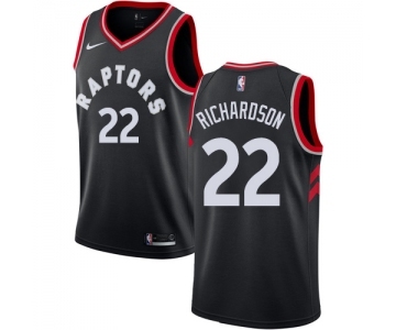 Men's Nike Toronto Raptors #22 Malachi Richardson Authentic Black NBA Jersey Statement Edition