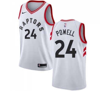 Men's Nike Toronto Raptors #24 Norman Powell Swingman White NBA Jersey - Association Edition